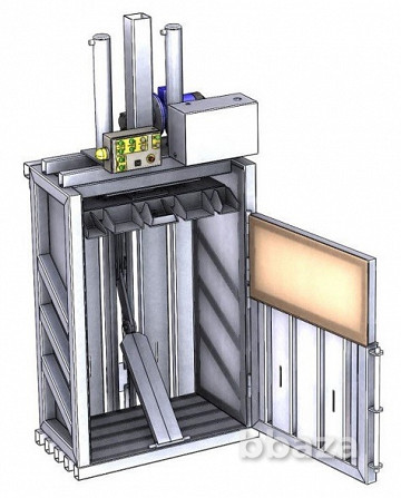 Пресс-пакетировщик вертикальный Кубер-15ВА с подключаемым выгружателем кип Челябинск - photo 1