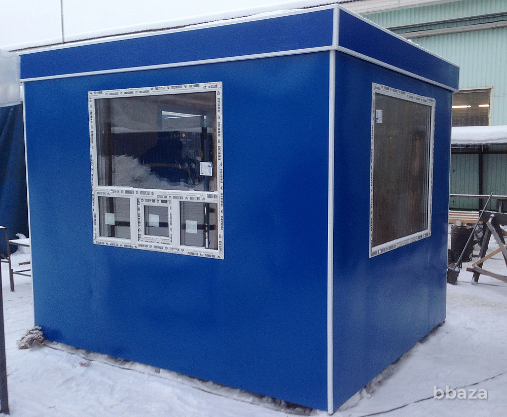 Пост охраны размер 2,0х2,0х2,5м, П-4 цена эконом, новый, утепленный Москва - изображение 3