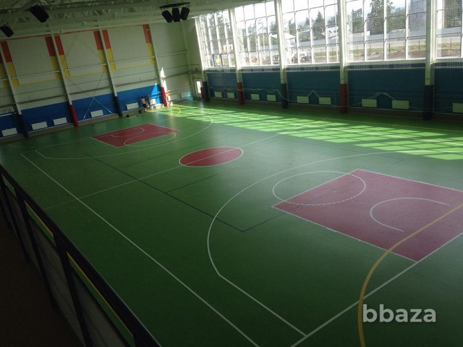 Спортивное напольное покрытие коммерческое спортивный линолеум отделка пола Москва - photo 7