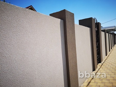 Отделка забора декоративной штукатуркой Ростов-на-Дону - изображение 1