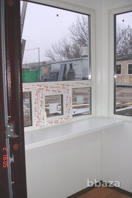 Пост охраны размеры 1,6х1,6х2,5м стиль «Эко», снаружи бруски лиственницы Москва - изображение 7