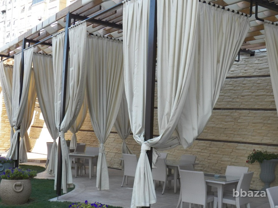 Уличные защитные шторы для беседок, веранд, террас и др. Москва - изображение 2