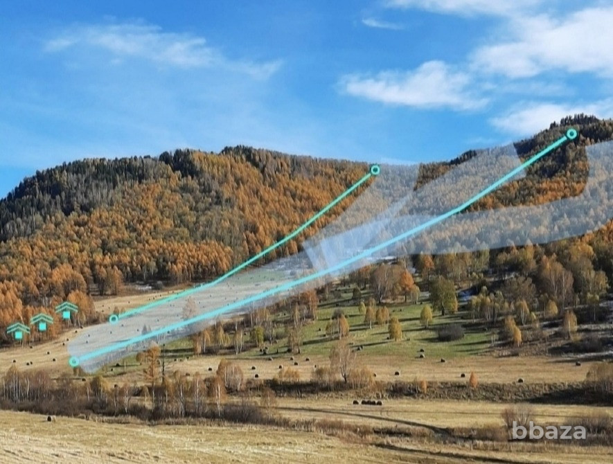 Территории в горах Алтая под горнолыжный комплекс с пантолечением, у речки. Белокуриха - изображение 1