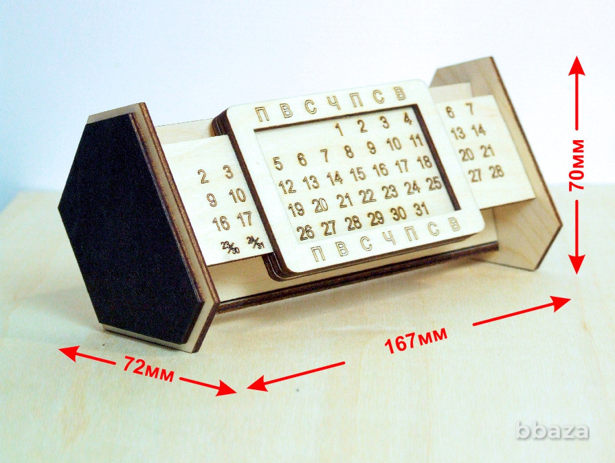 Настольный Органайзер - "Вечный Календарь" "RULTIG" Москва - изображение 2