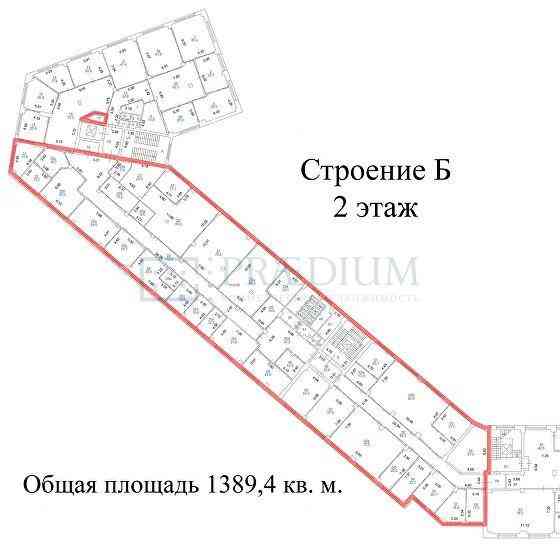 Сдается офисное помещение 1389 м² Москва