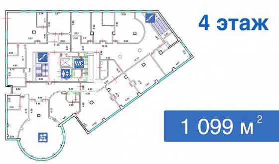 Сдается офисное помещение 3855 м² Москва