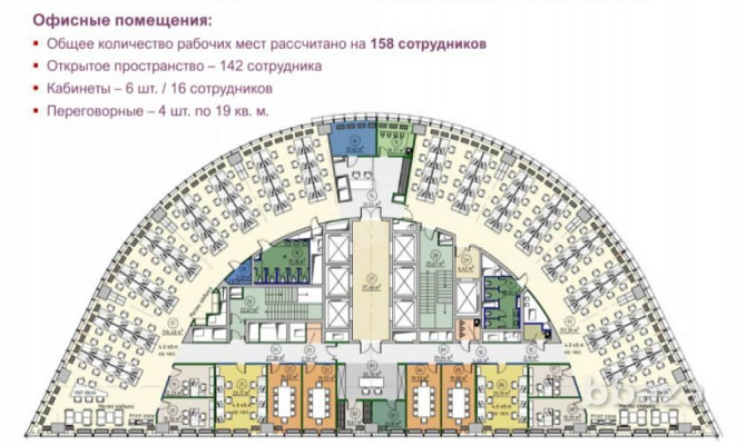 Сдается офисное помещение 1232 м² Москва - photo 8