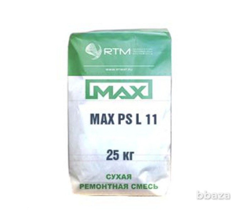 Смесь ремонтная MAX-RS-L11 безусадочная быстротвердеющая литьевая Москва - изображение 1