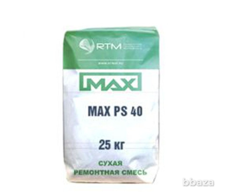 MAX-PS-4 безусадочная ремонтная литьевая смесь для цементации (подливки) Москва - изображение 1