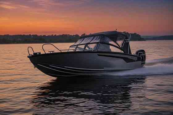 Алюминиевый катер (боурайдер) Пантера 8000 с реданом на заказ Самара