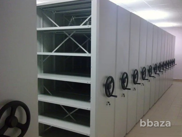 Мобильные архивные металлические стеллажи Симферополь - изображение 1