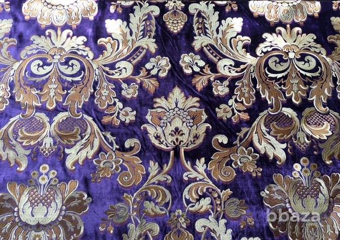 Бархат и натуральные шёлковые ткани для портьер и мягкой мебели Боровск - photo 1