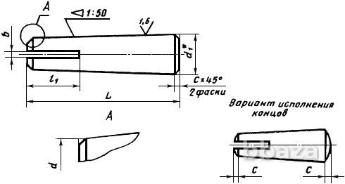 Штифт конический ГОСТ 19119-80 Москва - изображение 1