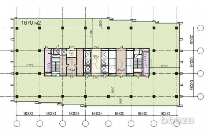 Продается офисное помещение 2030 м² Москва - photo 8