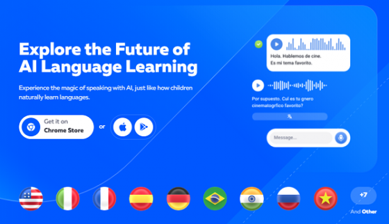 Corgi website: Master new languages with AI chat assistance Москва
