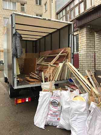 Вывоз мусора, веток контейнером 8 м3 (лодочка) на Бору Бор