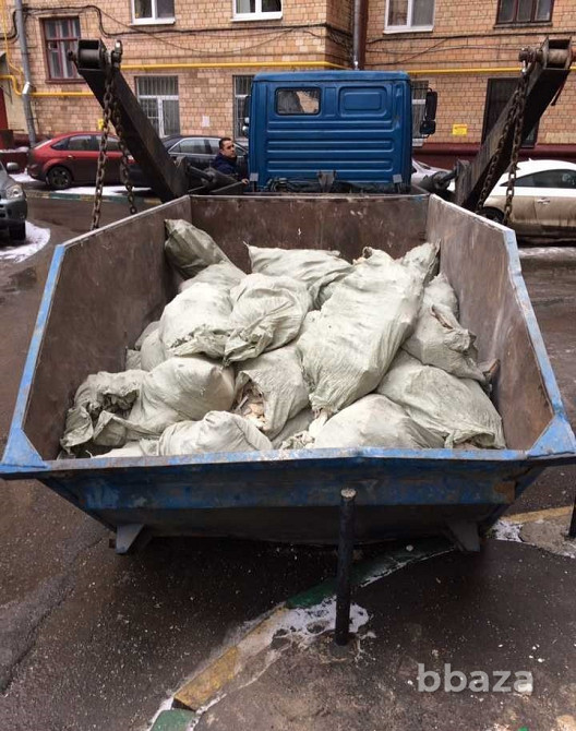 Вывоз мусора, веток контейнером 8 м3 (лодочка) на Бору Бор - изображение 1