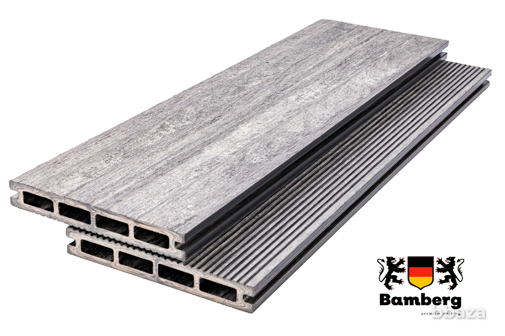 Террасная доска ДПК Bamberg Square, English Barnwood Москва - изображение 1