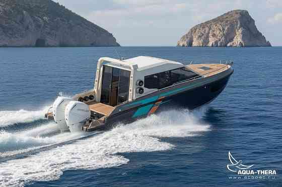 Алюминиевый катер Атлантик 8.7 с реданом, кабинник на заказ Самара