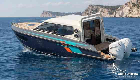 Алюминиевый катер Атлантик 8.7 с реданом, кабинник на заказ Самара