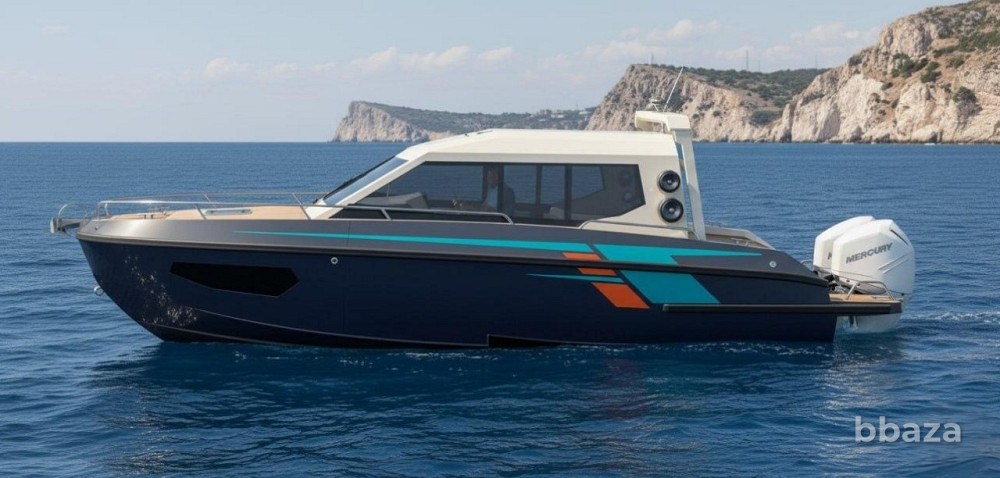 Алюминиевый катер Атлантик 8.7 с реданом, кабинник на заказ Самара - изображение 3