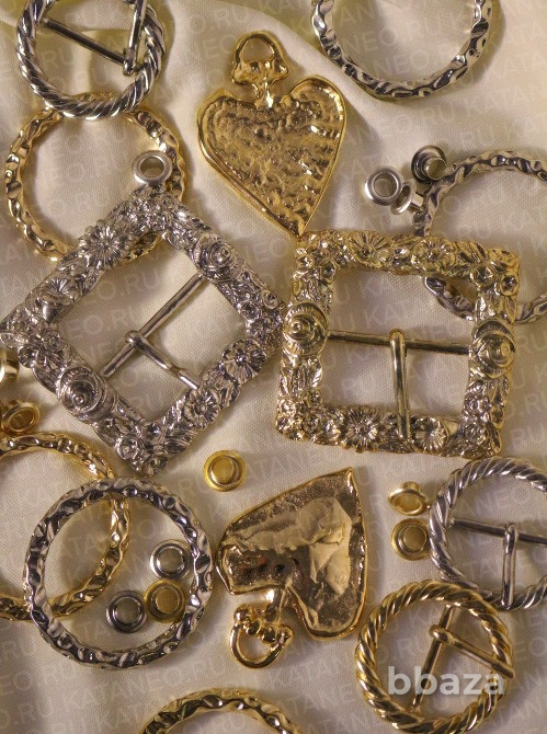 Фурнитура для обуви металлическая. Петли обувные. Пряжки. Заклёпки Москва - изображение 5