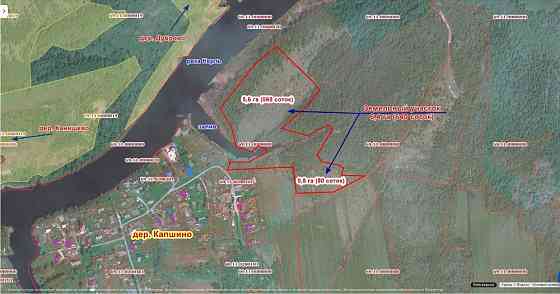 Земельный участок 640 соток в дер. Капшино Калязинского района Тверской обл Калязин