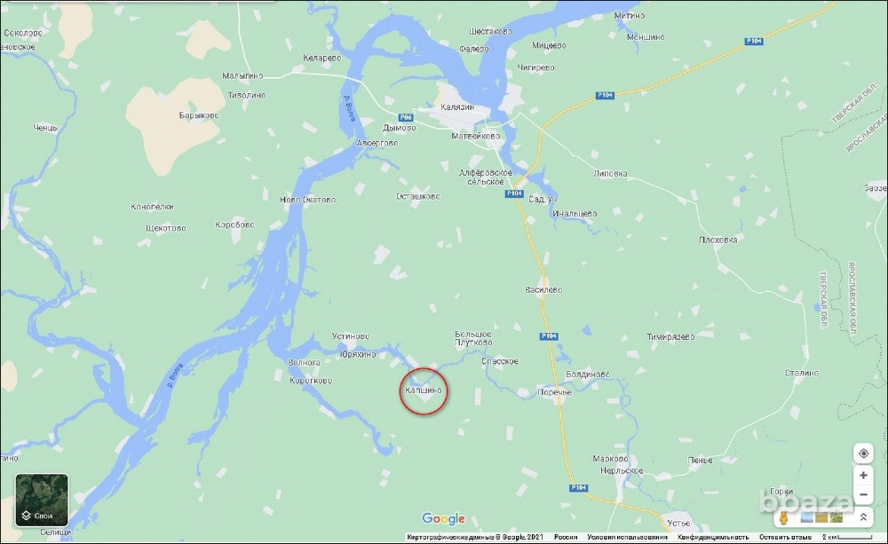 Земельный участок 640 соток в дер. Капшино Калязинского района Тверской обл Калязин - изображение 6