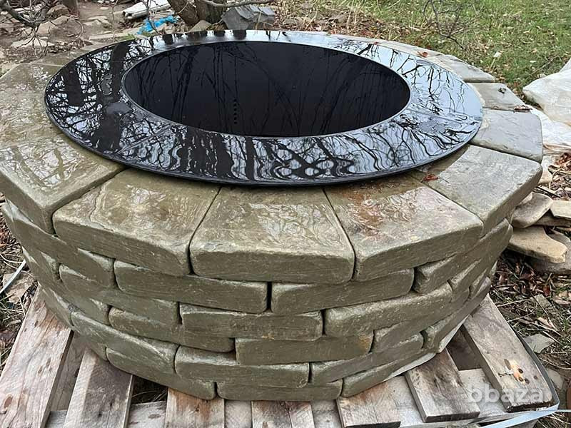 Очаг из природного камня галтованного Шахты - изображение 1