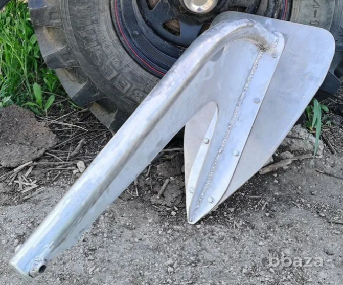 Якорь плуг для лебедки алюминиевый, разборный, Аква Терра Самара - изображение 1