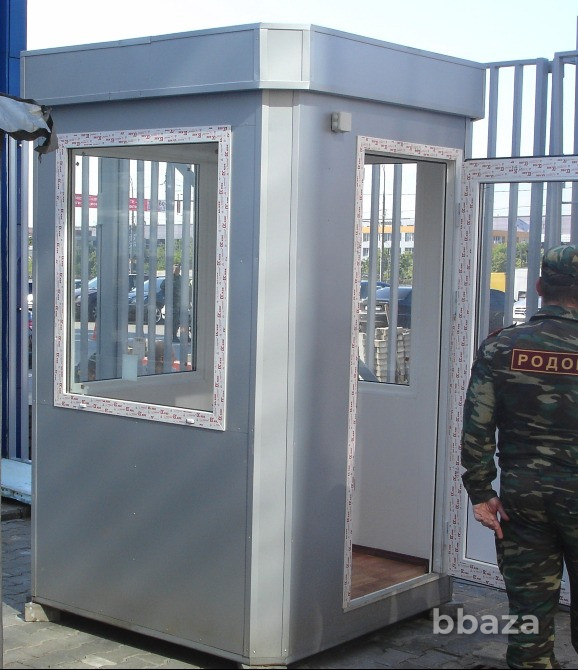 Будка для поста охраны размер 1,5х1,5х2,5м, восьмигранная форма, утеплена Москва - изображение 5