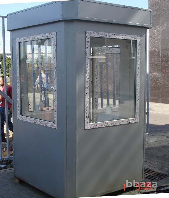 Будка для поста охраны размер 1,5х1,5х2,5м, восьмигранная форма, утеплена Москва - изображение 6