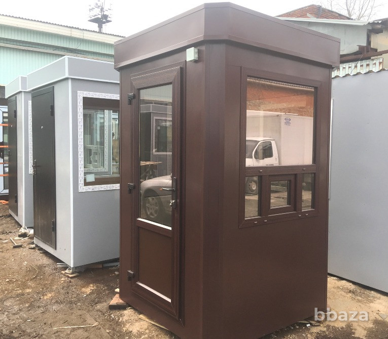 Будка для поста охраны размер 1,5х1,5х2,5м, восьмигранная форма, утеплена Москва - изображение 1