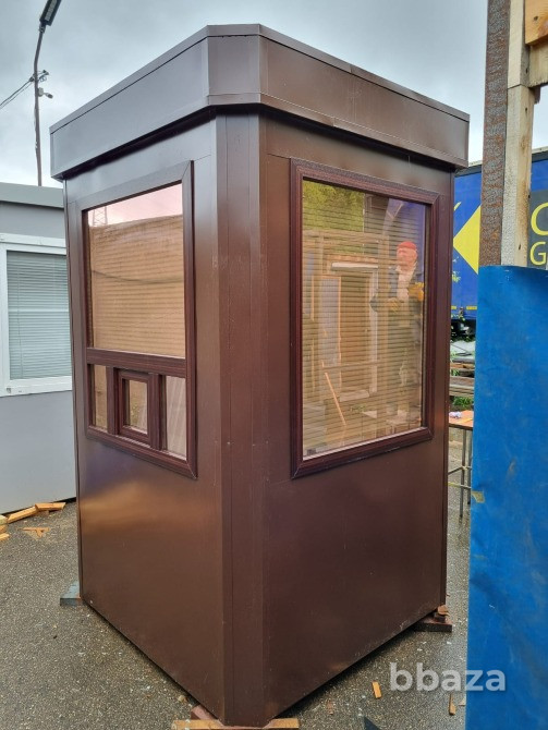 Будка для поста охраны размер 1,5х1,5х2,5м, восьмигранная форма, утеплена Москва - изображение 10