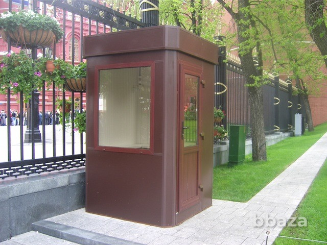 Будка для поста охраны размер 1,5х1,5х2,5м, восьмигранная форма, утеплена Москва - изображение 3