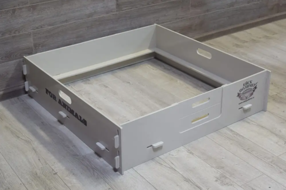 Родильный манеж для собак 1060х1060х250 мм Ейск