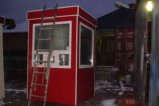 Аренда будки пост охраны 1,5х1,5х2,5м Москва