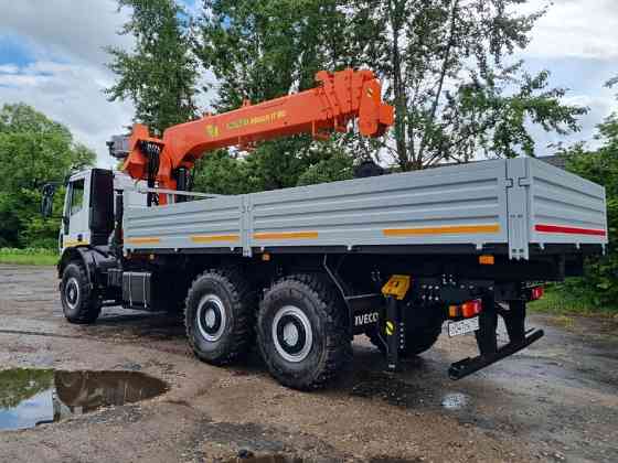 Услуги КМУ вездеход 6x6 стрела 19 м, 7.2 тн, борт 6.2м, 10тн. Москва