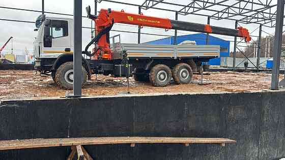 Услуги КМУ вездеход 6x6 стрела 19 м, 7.2 тн, борт 6.2м, 10тн. Москва