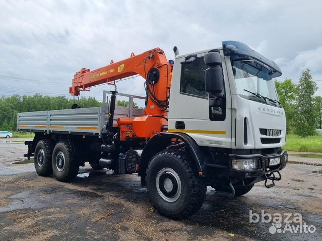 Услуги КМУ вездеход 6x6 стрела 19 м, 7.2 тн, борт 6.2м, 10тн. Москва - изображение 1