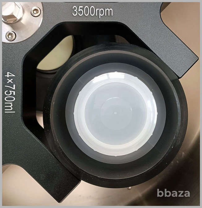 Ротор 4х750 рефрижераторной центрифуги с бутылками разной емкости Москва - изображение 1