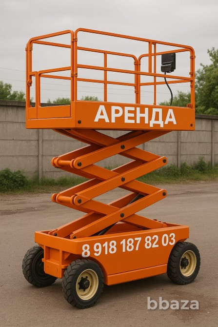 Подъемник аккумуляторный 8,10,12,14,16 метров - Аренда Краснодар - изображение 1