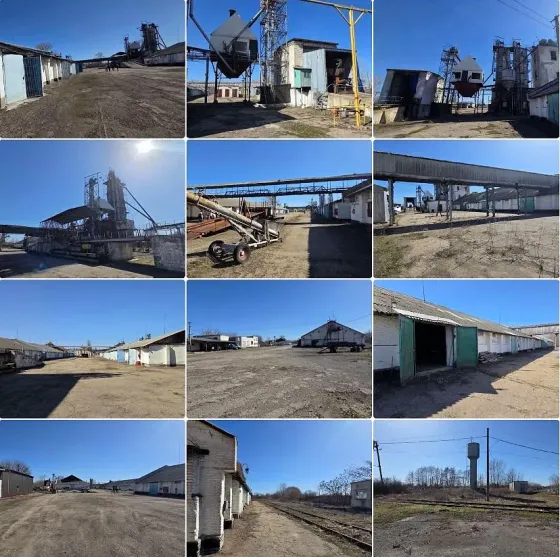 В продаже элеватор с собственными ЖД ветками Луганск