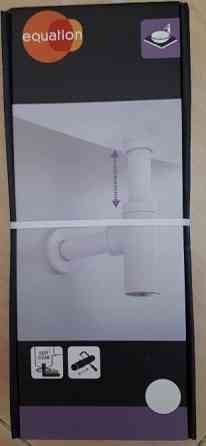 Сифон для раковины Equation ø32 мм цвет белый металл Москва