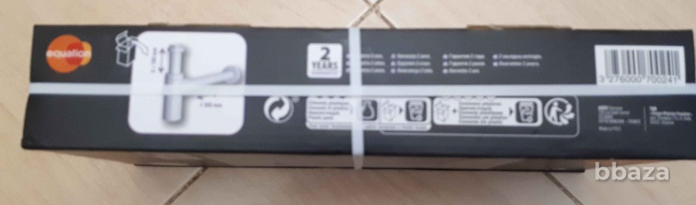 Сифон для раковины Equation ø32 мм цвет белый металл Москва - изображение 6