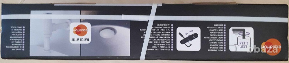 Сифон для раковины Equation ø32 мм цвет белый металл Москва - изображение 4