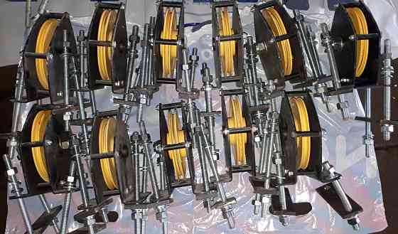 Блок 1-ручьевой ф146мм в кассете "В" для троса до 6мм Б1-146-6-Б Москва