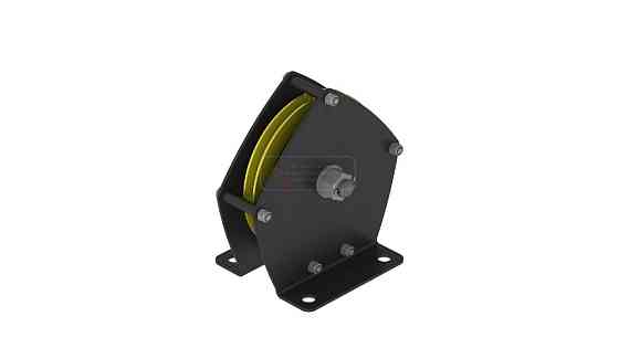 Блок 1-ручьевой ф146мм в кассете "В" для троса до 6мм Б1-146-6-Б Москва