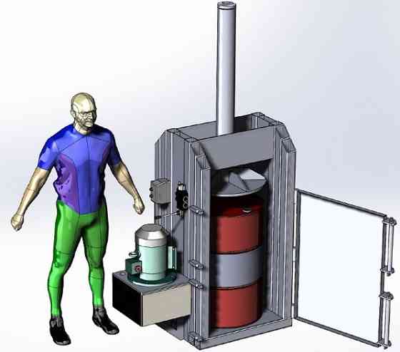 Пресс-пакетировщик вертикальный для бочек Кубер-20ВБ Санкт-Петербург