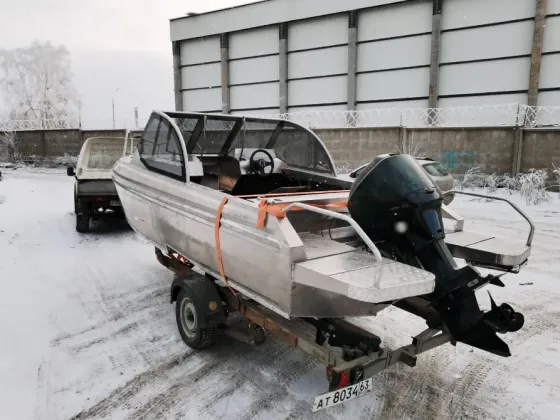 Алюминиевая лодка «Егерь ПроR 49107» с реданом под заказ Самара
